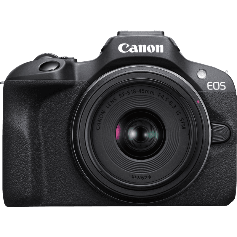 Canon EOS R100 + RF-S 18-45mm + RF-S 55-210mm Aynasız Fotoğraf Makinesi